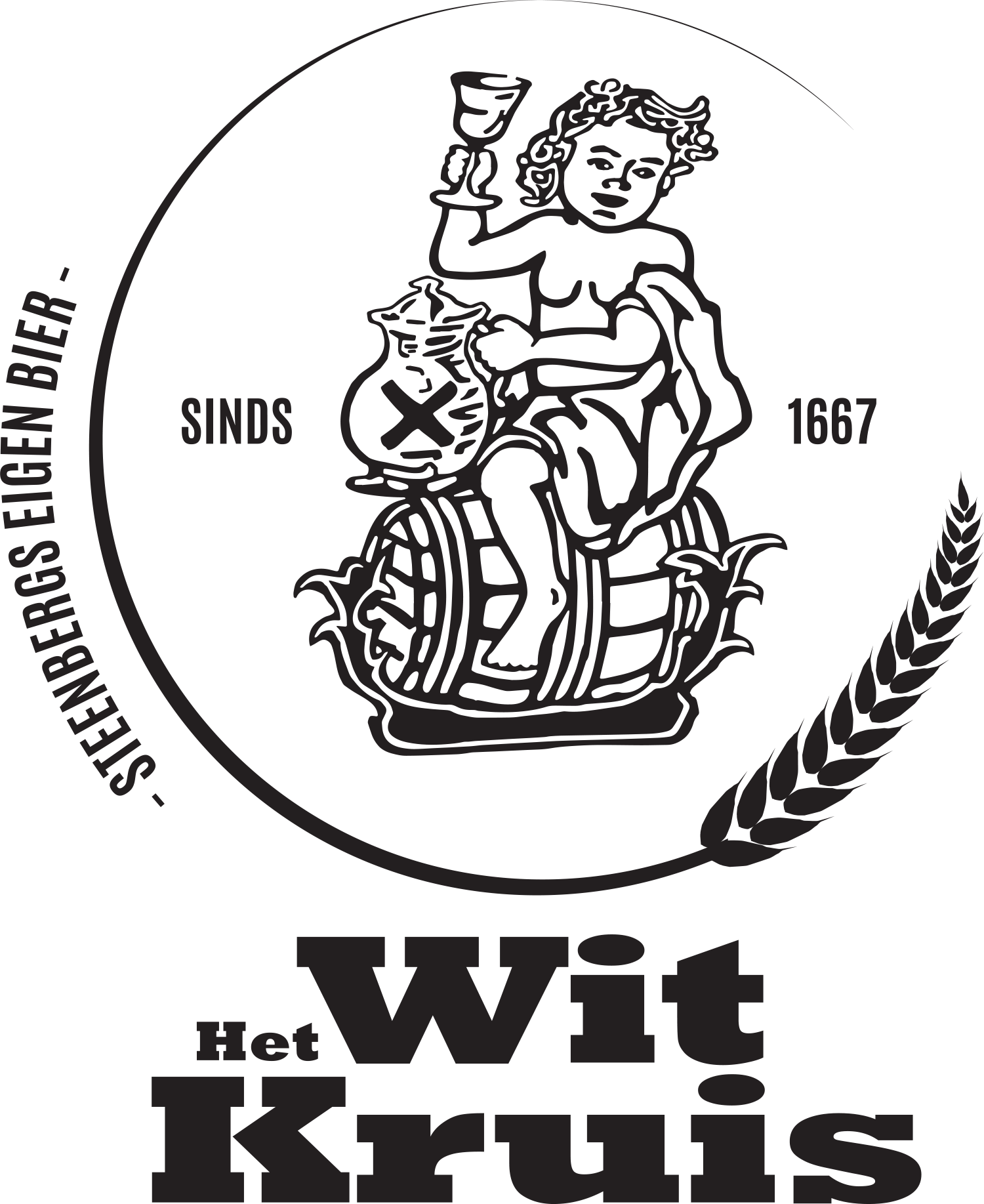 Zwart logo Het Wit Kruis